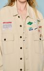 Unisex's jacket Snopdog - 20 years, ECRU, hi-res-model