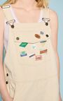 Women's dungarees Snopdog - 20 years, ECRU, hi-res-model