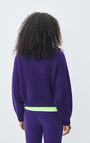 Women's jumper East, PURPLE MELANGE, hi-res-model
