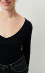 Women's t-shirt Massachusetts, BLACK, hi-res-model