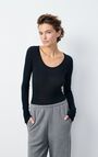 Women's t-shirt Massachusetts, NAVY, hi-res-model