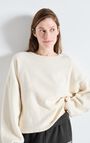 Women's sweatshirt Bobypark, ECRU, hi-res-model