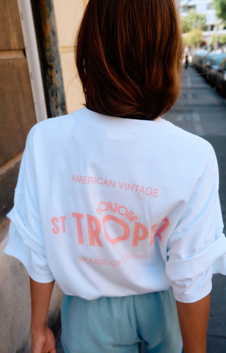 Unisex's t-shirt Fizvalley "Bonjour"