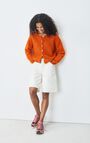Women's cardigan Vitow, BRICK MELANGE, hi-res-model