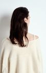 Women's sweatshirt Itonay, MELANGE ECRU, hi-res-model