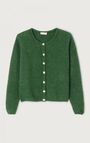 Women's cardigan Vitow, MELANGE BASIL, hi-res