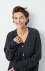 Women's cardigan East, MELANGE CHARCOAL, hi-res-model