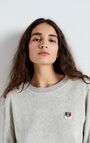 Women's hoodie Dytown, HEATHER GREY, hi-res-model