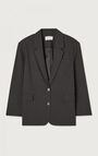 Women's blazer Kabird, MELANGE CHARCOAL, hi-res