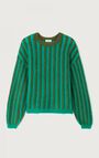 Women's jumper Nenybay, STRIPED MINT KHAKI, hi-res