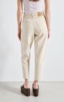 Women's big carrot jeans Tineborow, ECRU, hi-res-model