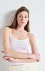 Women's tank top Massachusetts, WHITE, hi-res-model