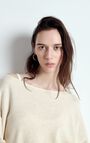 Women's sweatshirt Itonay, MELANGE ECRU, hi-res-model