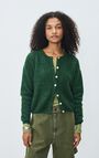 Women's cardigan Vitow, MELANGE BASIL, hi-res-model