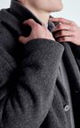 Men's coat Bazybay, MELANGE CHARCOAL, hi-res-model