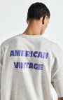 Men's t-shirt Zofbay, HEATHER GREY GREEN AND BLUE PRINT, hi-res-model