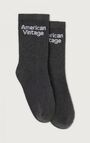 Kid's socks Clypsun, MELANGE CHARCOAL, hi-res