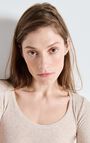 Women's t-shirt Massachusetts, MELANGE CREAM, hi-res-model