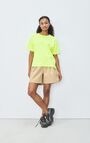 Women's t-shirt Fizvalley, FLUORESCENT MIMOSA, hi-res-model