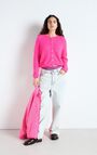 Women's cardigan Vitow, NEON PINK MELANGE, hi-res-model