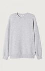 Men's sweatshirt Evona, MELANGE LIGHT GREY, hi-res