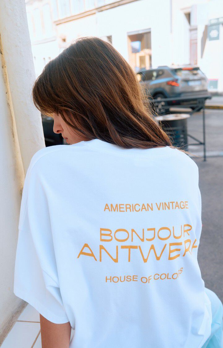 Unisex's t-shirt Fizvalley "Bonjour"