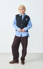 Women's cardigan East, MELANGE CHARCOAL, hi-res-model