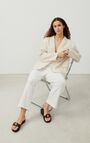 Women's blazer Uyabow, MELANGE ECRU, hi-res-model