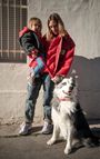 Dog leash La Mutt x AMV, STRAWBERRY, hi-res-model