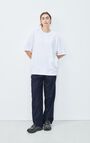 Unisex's t-shirt Fizvalley "Bonjour Paris Froissart", WHITE, hi-res-model
