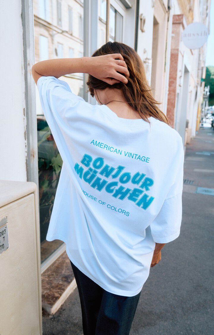 Unisex's t-shirt Fizvalley "Bonjour"