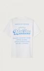 Unisex's t-shirt Fizvalley "Bonjour Malibu", WHITE, hi-res