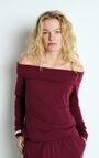 Women's t-shirt Ouky, VINTAGE BURGUNDY, hi-res-model