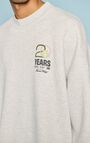 Unisex sweatshirt Baptown - 20 years, HEATHER GREY, hi-res-model