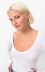 Women's t-shirt Massachusetts, WHITE, hi-res-model