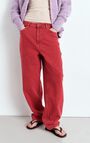 Women's balloon jeans Uzatown, RED, hi-res-model