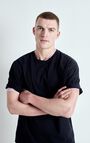 Men's t-shirt Fizvalley, BLACK, hi-res-model