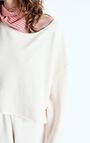 Women's sweatshirt Ofybow, MELANGE SAND, hi-res-model