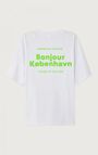 Unisex's t-shirt Fizvalley "Bonjour", KOBENHAVN, hi-res