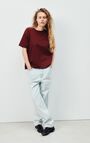 Women's t-shirt Fizvalley, VINTAGE BURGUNDY, hi-res-model