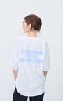 Unisex's t-shirt Fizvalley "Bonjour Paris Froissart", WHITE, hi-res-model