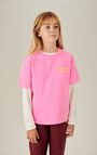 Kid's t-shirt Fizvalley, FLUO PINK, hi-res-model