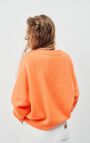Women's jumper Vitow, FLUORESCENT CARROT MELANGE, hi-res-model