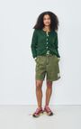 Women's cardigan Vitow, MELANGE BASIL, hi-res-model