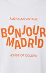 Unisex's t-shirt Fizvalley "Bonjour", MADRID, hi-res