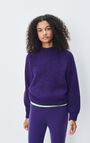 Women's jumper East, PURPLE MELANGE, hi-res-model