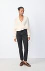Women's fitted jeans Yopday, BLACK SALT AND PEPPER, hi-res-model