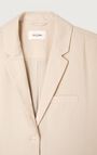 Women's blazer Uyabow, MELANGE ECRU, hi-res