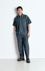 Men's straight jeans Ozyr, MEDIUM GREEN CAST, hi-res-model