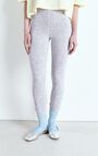 Women's leggings Evona, MELANGE LIGHT GREY, hi-res-model